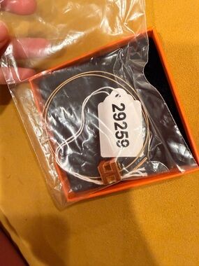 Hermes Gold H Choker Necklace